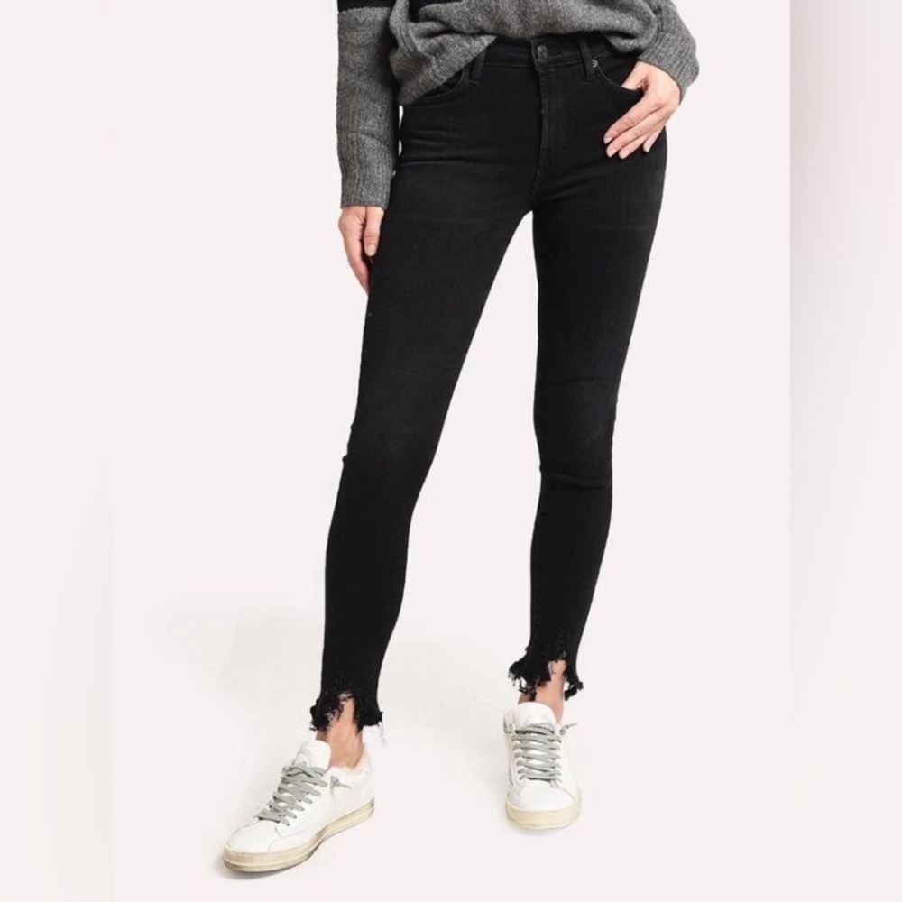 🚨LAST CHANCE🚨 AGOLDE denim size 27 Sophie Mid Rise Skinny Crop - Temple skinny - Picture 2 of 14